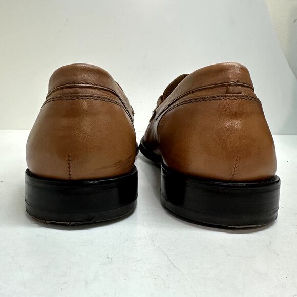 EXCELLENT Tommy Bahama Maya Bay Bit Loafer Fish Hook Tan Brown Size 9 - Picture 6 of 15